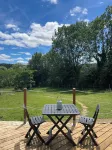 Tiny House La Samorienne, with private spa and sauna.