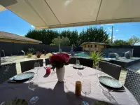 Promo Villa Naeva with Swimming Pool, Jacuzzi 10 Places, Ping Pong, Plancha and Brasero