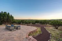 Private home on 40 acres surrounded by wide open space.