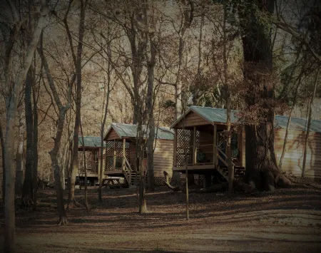 Bowman's Landing Spring House on the Santa Fe River