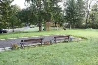 Chalet auf Campingplatz