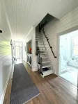 Charming & renovated airy Train Depot turned cottage steps from Lake Michigan