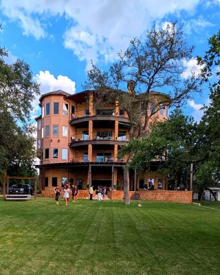 Private four-storey lake front estate