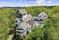 Sparkling Pool and Scenic Views - Luxurious Hilltop Estate Retreat