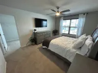 New, central spacious stadium townhome in West Seneca. Fully furnished, WiFi, AC Hotels in West Seneca