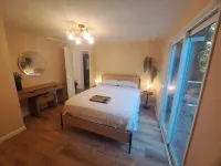 The Groundskeeper's Cabin: A peaceful retreat with all the amenities of home.