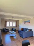 Vacation apartment with garden 1.5 km from the sea.