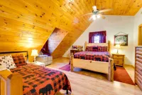 Smoky Mountain Cabin w/ Fire Pit: Hike & Fish! - balcony