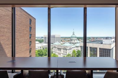 ホテルからの眺望 ハイアット リージェンシー インディアナポリス アット ステート キャピトルの写真