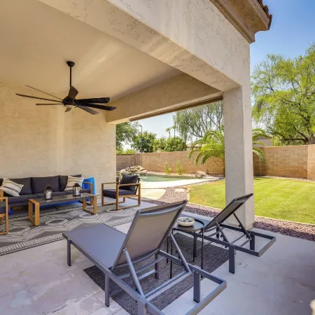 Heated Pool, Furnished Patio! Gilbert Getaway