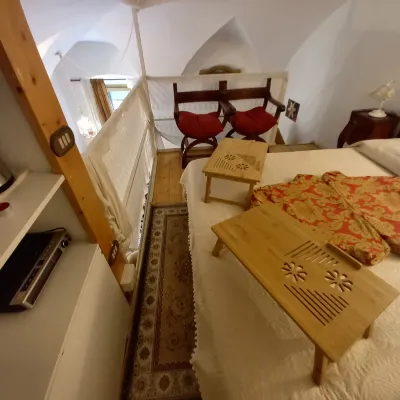 Romantic green-blue residence