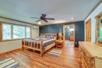 Private Lake & Dock: Log Cabin, 2 Mi to Clay! - 4 estrellas