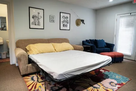 1-bedroom apartment, sleeps 4, in lovely Pilot Mountain-walk to Main st! Unit 2