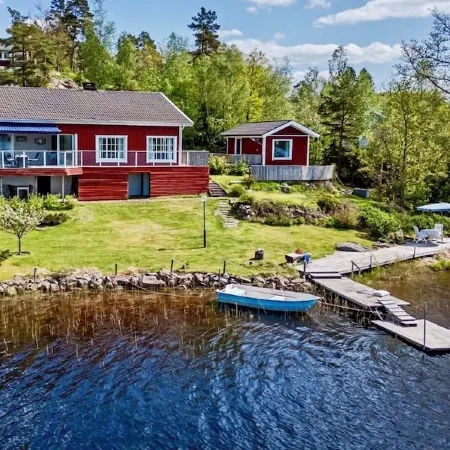 Waterfront Guesthouse with Private Dock & Rowboat