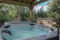 Fireside Cabin w/Hot Tub. 2 Bedrooms w/3 Queen Beds. Spacious