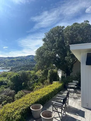 Akaroa Harbour Views | Deck, Cosy Fireplace
