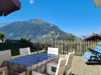 Apartment Veysonnaz near Ski Lift & Shuttle - プール