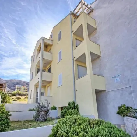 Apartment La Eva Pag - One Bedroom Apartment with Balcony and Sea view