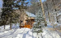 Cabin Close to Town, Snowmobile Access, Parking & Hot Tub