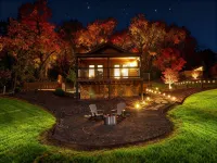 LURAY Couples Mountain Log Cabin #10 Fireplace Hot Tub Near Shenandoah Park