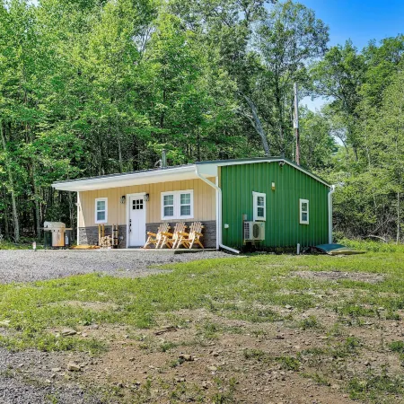 Secluded Poconos Cabin with Fire Pit on 75 Acres!
