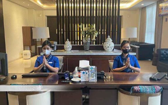 조식 뷔페 전경