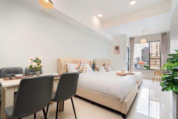 căn hộ Rivergate 2 giường - Luxury, Pool Bitexco(Căn hộ 50 m² 1 phòng ngủ, 1 phòng tắm riêng ở Quận 4)_3