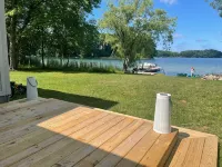 Waterfront home with Star Wars themed bunk room on all sports lake. Hotels in Amber Township