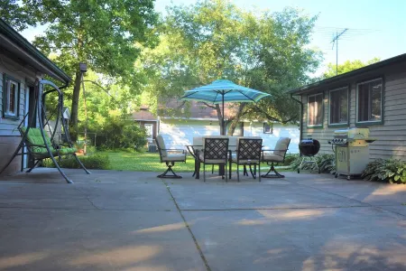 Lakeside living awaits at beautiful Lake Milton, OH with dock across the street