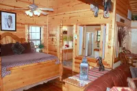 Luxury Log Cabin - Fireplace - Bath - WIFI - Cable - Porch - Pool - Resort