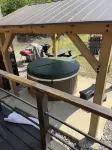 Morels on the Wabash offers Clamping in a Authentic 20 ft Tee Pee - 30x30 deck .