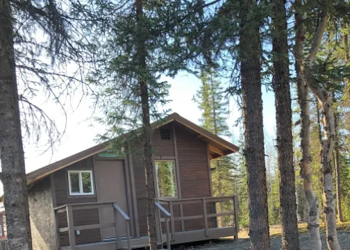 Cozy and Quiet One Bedroom Cabin 1/2 Mile Off Parks Highway Mile 57 in Houston.