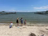 The Little Blue Cottage - Topping : Waterfront! Hotels in Middlesex County