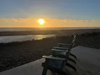 Beachfront, 180 Degree Views. Beach Access. AC, Fireplace. EV Charger, Pet Free.