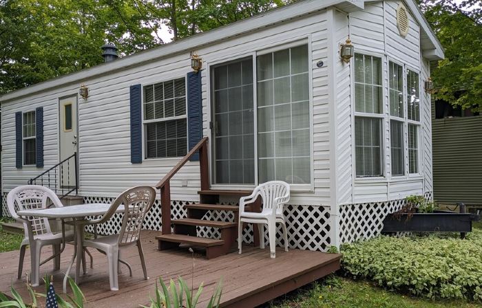 Park model unit #1 for rent by Silver Lake NY