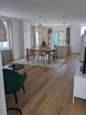 Superb apartment 10 minutes walk from the town center and the beach.