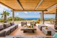 New structure with 3 dammusi, infinity pool and breathtaking sea view