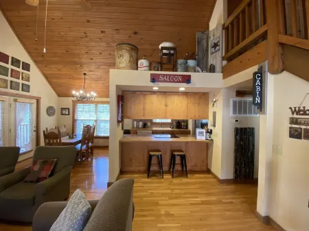 Best Rustic Cabin Retreat in StoneBridge!  Experienced host, BBQ area, SDC, A++