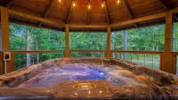 Grey Goose Lodge - Beautiful, Spacious Lodge, Creek, Hot Tub, Firepit, Games