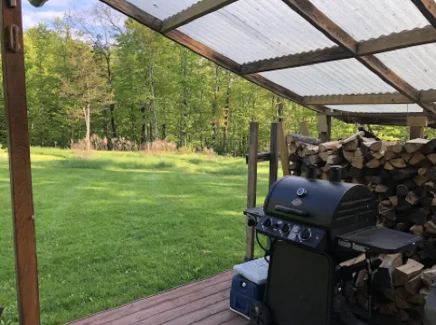 Totally secluded Yurt surrounded by waterfalls, brooks, cliffs and forest