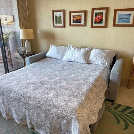 Sunset in Paradise Oceanfront 1Br/1BA Condo at Kona Reef Fast WiFi & Dual AC