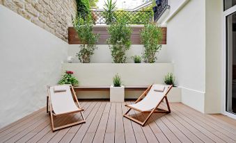 Charming Apt with Patio - 2Bd4P - Monceau Park