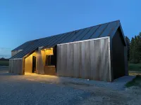 Modern rustic getaway located on the Stillwater River