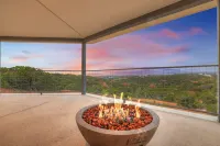 Hot Tub, Fire Pit and Stunning Sunset Views - Charming Rustic Retreat 斯通沃爾住宿飯店