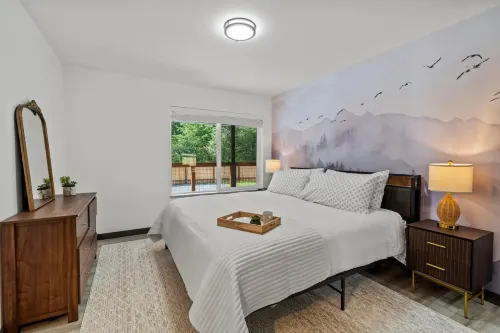 Mountain Spa and Outdoor Fire Pit - Inviting Rustic Retreat Hotels in Lewis County