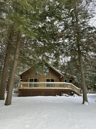 Lake Access and Trail Adventures Await - Charming Log Cabin