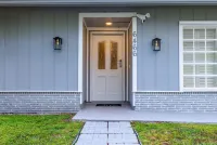 海灘附近帶私人泳池和燒烤區的四居室別墅