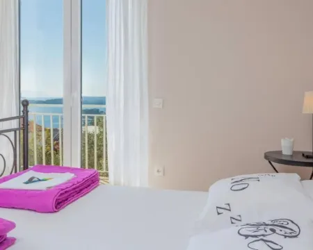 아름다운 전망이 있는 평화로운 아파트먼트 흐바르 호텔