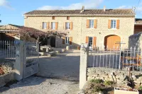 LUBERON PARK IN A STONE MAS WITH CABRIERES OF AVIGNON NEAR GORDES