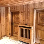 Ski on your feet. On Bellecôte, height of the Alpine Garden. Couffe 1850